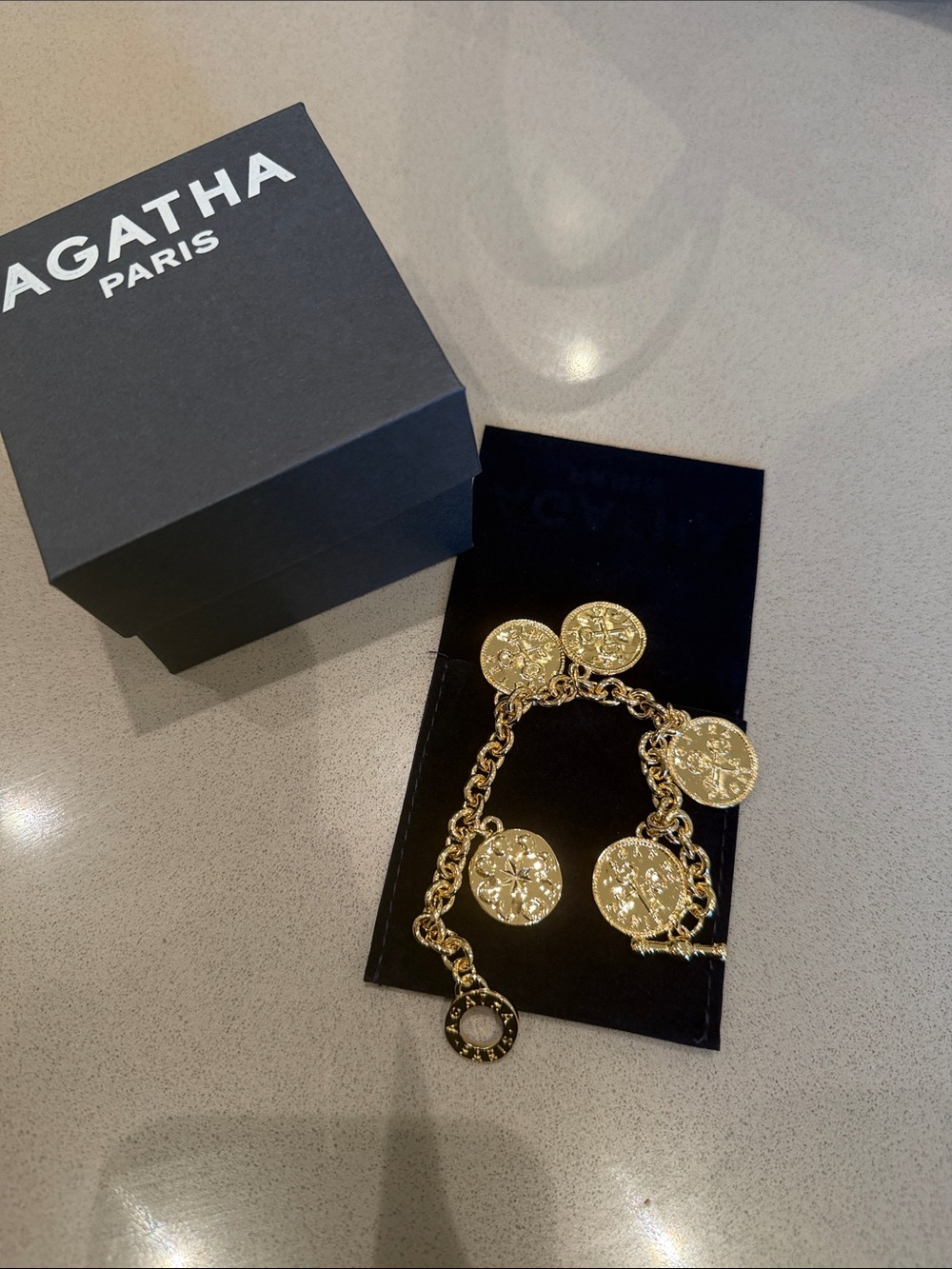 Agatha Paris Saint Honore link bracelet